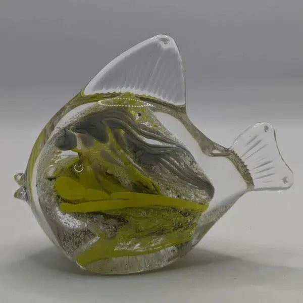 Ashes into glass fish